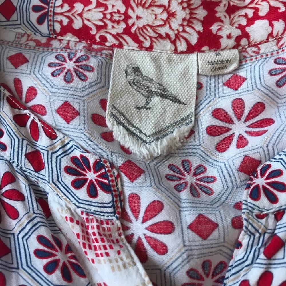 Others follow patchwork printed blouse - Picture 2 of 4